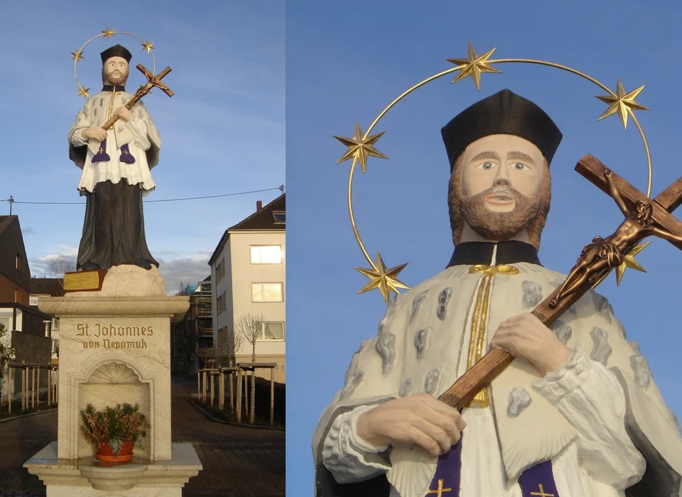 Denkmalschutz in Bonn Beuel des St Johannes von Nepumuk Rheinufer