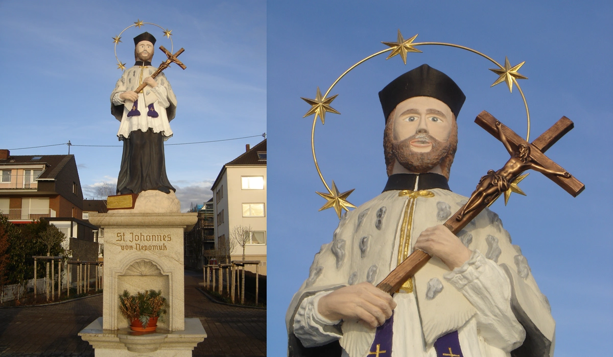 Denkmalschutz in Bonn Beuel des St Johannes von Nepumuk Rheinufer